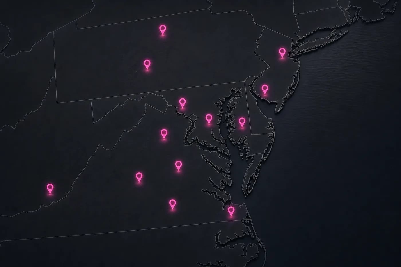 Dealer directory map preview