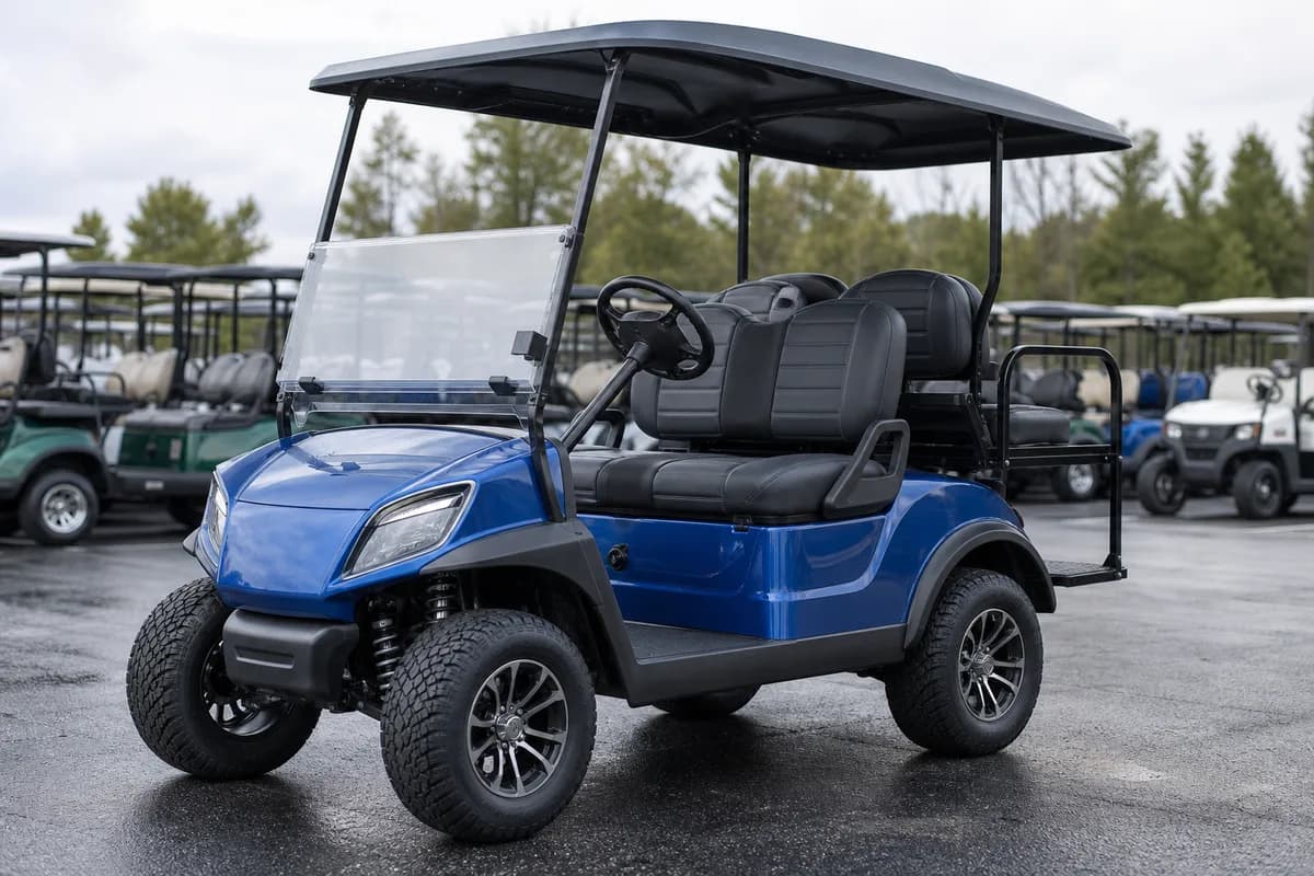 2023 Yamaha Drive2 four-passenger golf cart