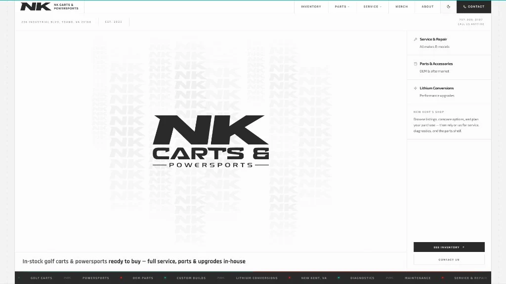NK Powersports dealer site — nkpowersports.com